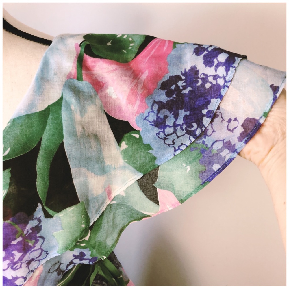 Act 1 Vintage 1980’s Floral Summer Dress - image 5